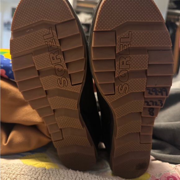 Sorel Classic Black Ankle Booties Size 8 $60 - Picture 6 of 8